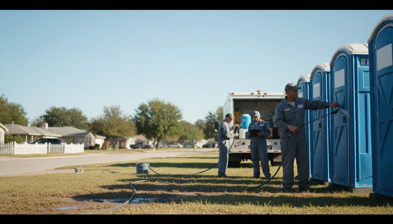 Long-Term Portable Toilet Rental in Kilbourne, IL near me